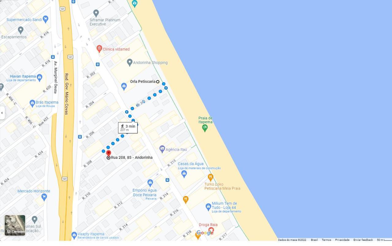 Apartamento 200 Metros Da Praia 03 Quartos Com Ar Condicionado - Meia Praia - イタペマ エクステリア 写真