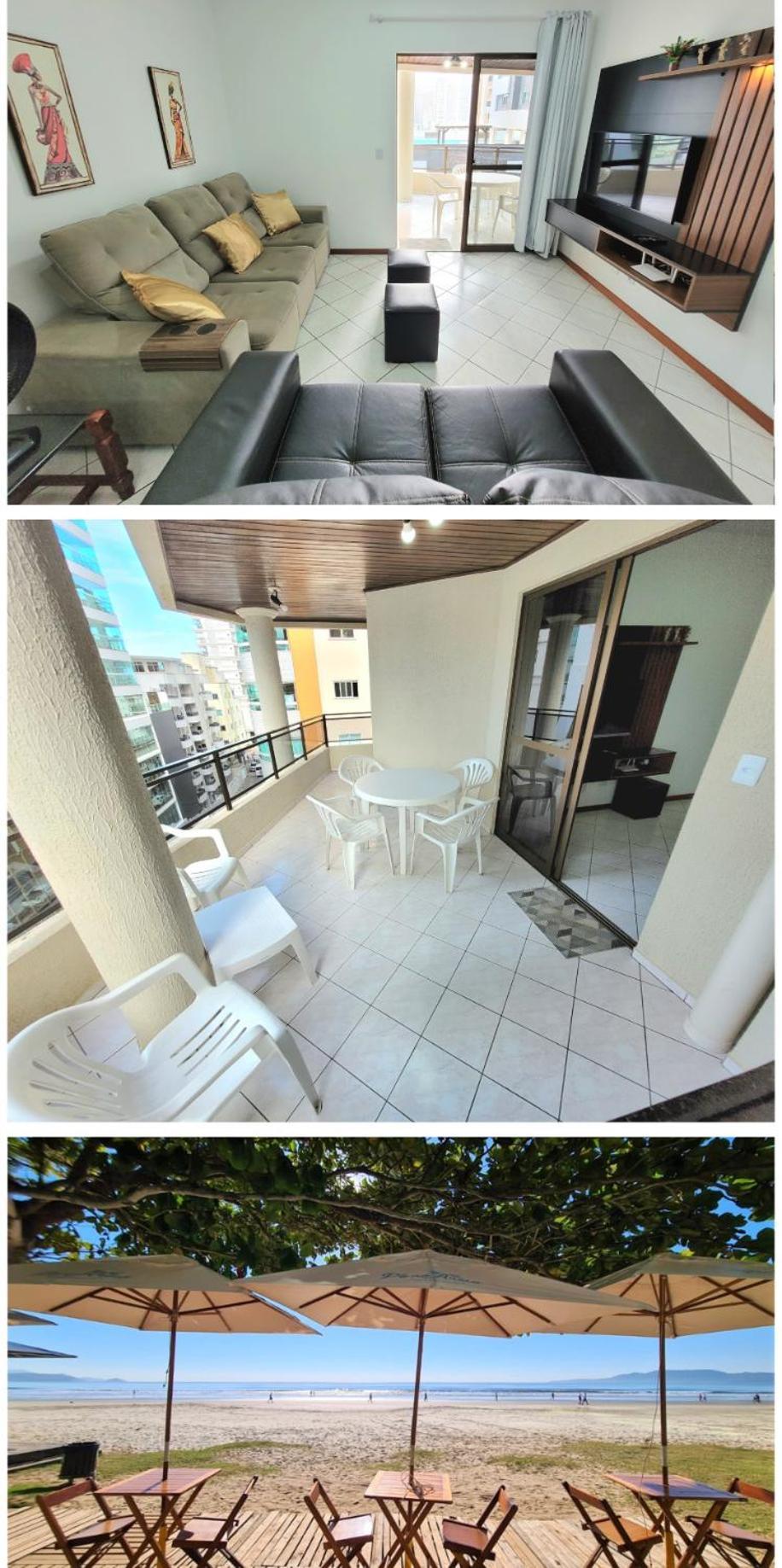 Apartamento 200 Metros Da Praia 03 Quartos Com Ar Condicionado - Meia Praia - イタペマ エクステリア 写真